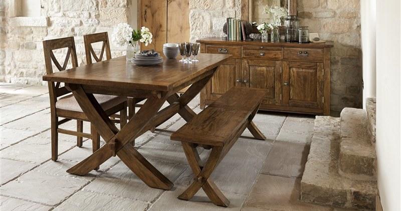 Colorado X-Leg Extending Dining Table