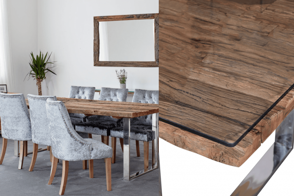 Blacksnape Reclaimed Wood Dining Table
