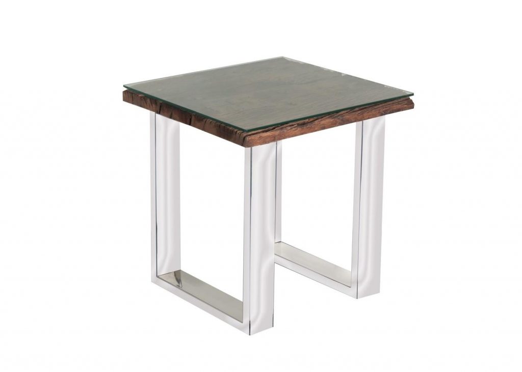 Blacksnape Reclaimed Wood Lamp Table