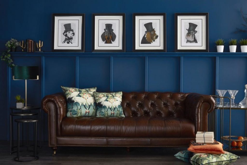 Balmoral Leather Chesterfield Sofa, 2019 Trend