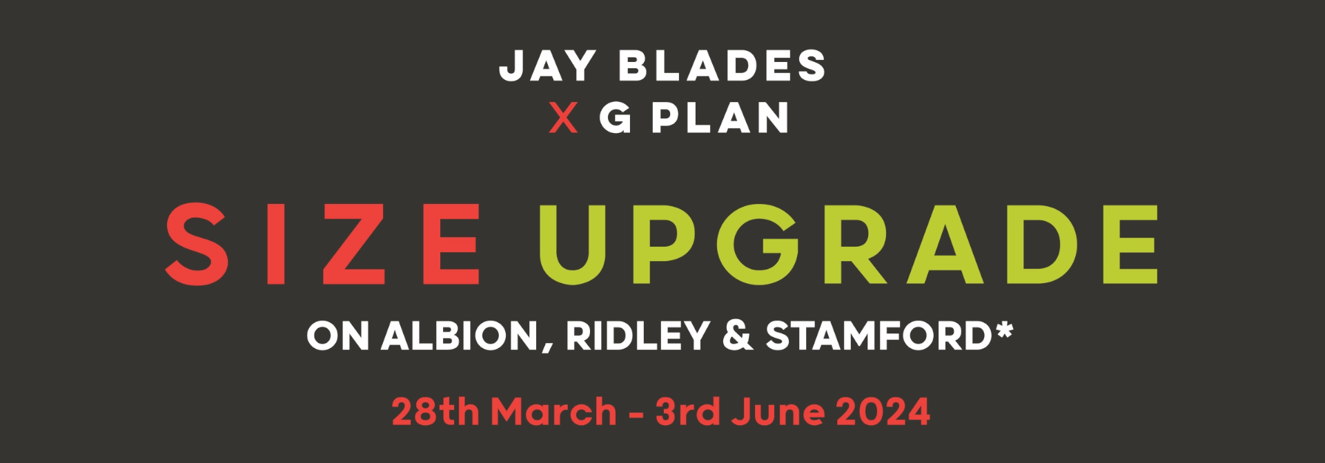 Jay Blades X G Plan Spring Promotion Shop Now