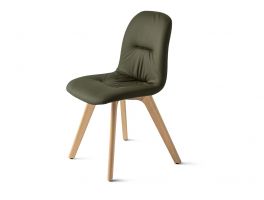 Bontempi Chantal Solid Wood Frame Dining Chair