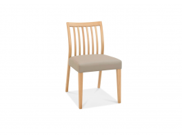 Malmo Oak Low Slat Back Chair (x2)