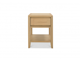 Malmo Oak Lamp Table with Drawer