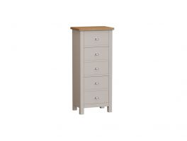 Worcester Truffle 5 Drawer Narrow Chest