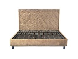 TEMPUR Arc Static Disc Bed with Quilted Headboard