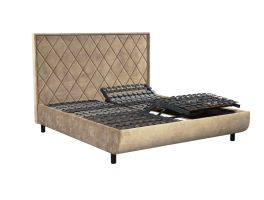 TEMPUR Arc Adjustable Disc Bed with Quilted Headboard
