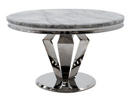 Antibes Grey Round Dining Table
