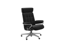 Stressless London Office Chair with Adjustable Headrest Quick Ship
