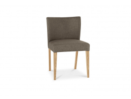 Brienne Light Black/Gold Fabric Chair