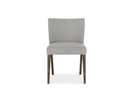 Brienne Pebble Grey Low Back Chair (Pair)