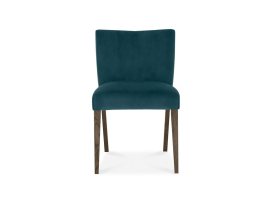 Brienne Sea Green Velvet Low Back Chair (Pair)