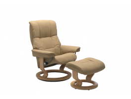 Stressless Mayfair Classic Recliner Chair with Footstool Quick Ship