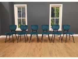 Clearance Ranger Dining Chairs Set Of 6 Teal