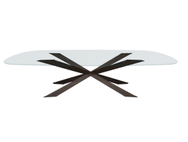 Cattelan Italia Spyder Large Rounded Rectangular Table