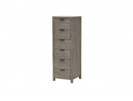 Leo Bedroom 6 Drawer Tall Chest