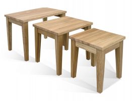 Woodland Living & Dining Nest of 3 Tables