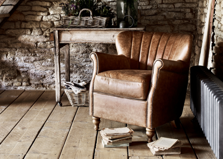 Alexander & James Percy Leather Chair