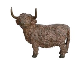 Murchie Rustic Highland Cow Ornament