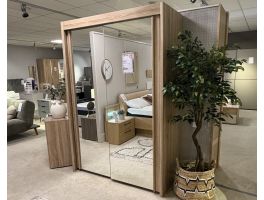 Clearance Belgravia 2 Mirror Gliding Door Wardrobe 151cm
