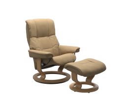 Stressless Mayfair Classic Chair with Footstool in Paloma - Black Friday Offer