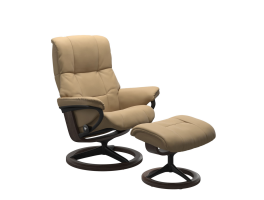 Stressless Mayfair Signature Chair with Footstool in Paloma - Black Friday Offer