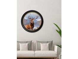 C.1851 Monarch of the Glen – Round Frame 44x44cm Oxford Round