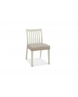 Malmo Grey Low Slat Back Chair