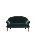Alexander & James Imogen 2 Seater Sofa upholstered in Lavish Emerald (Plain) fabric