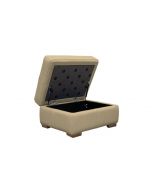 G Plan Seattle Storage Footstool with Show wood