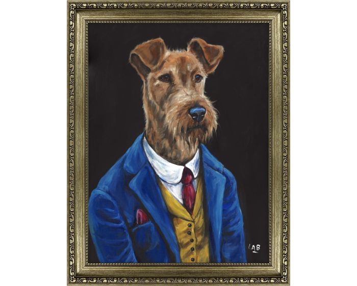 Fergus Fleabag Mini Framed Dog Photo