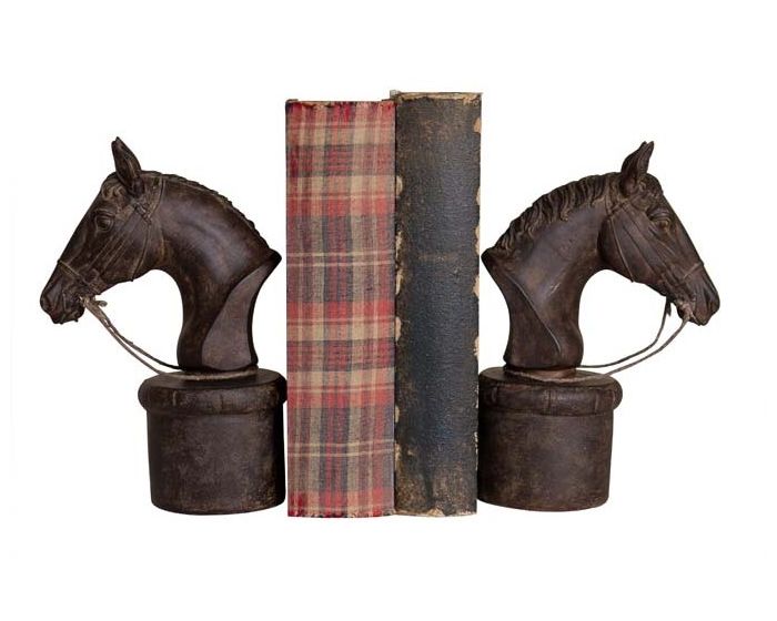 Horse Head Bookends