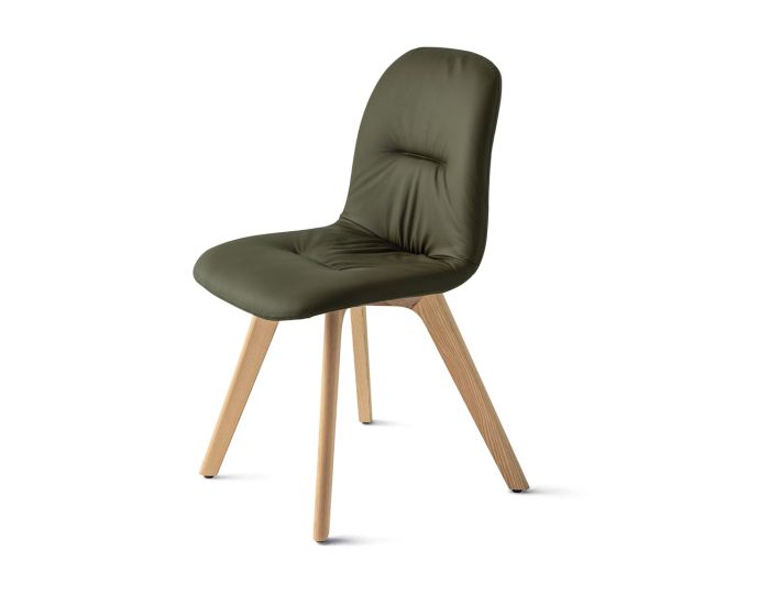 Bontempi Casa Chantal Solid Wood Frame Dining Chair