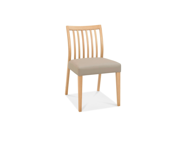 Malmo Oak Low Slat Back Chair