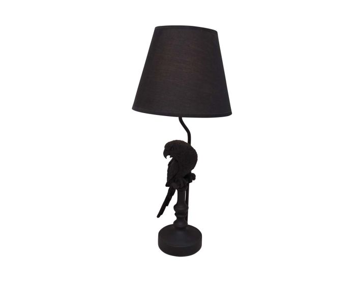 Black Parrot Table Lamp