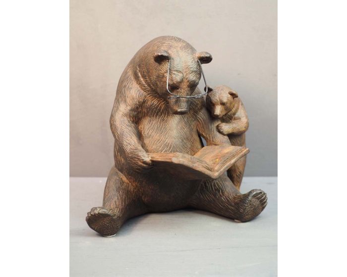 Bear Storyteller Metal Ornament