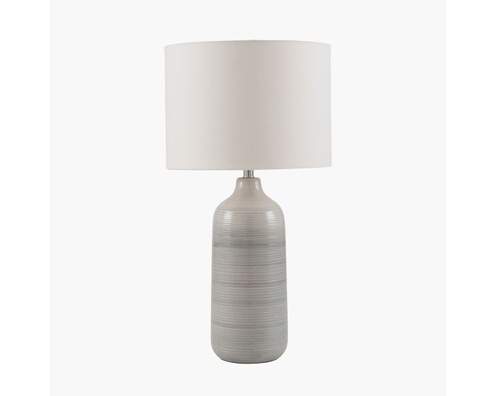 Venus Blue and Grey Ombre Ceramic Table Lamp