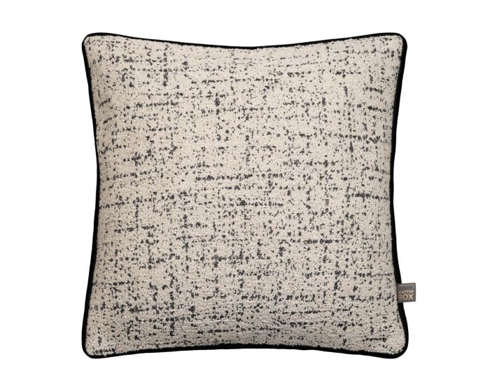 Scatter Box Coco Cushion Cream / Black 43x43cm