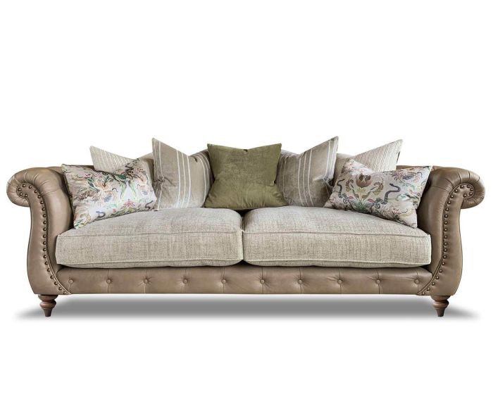 Alexander & James Utopia Mixed Pillow Back 3 Seater Sofa