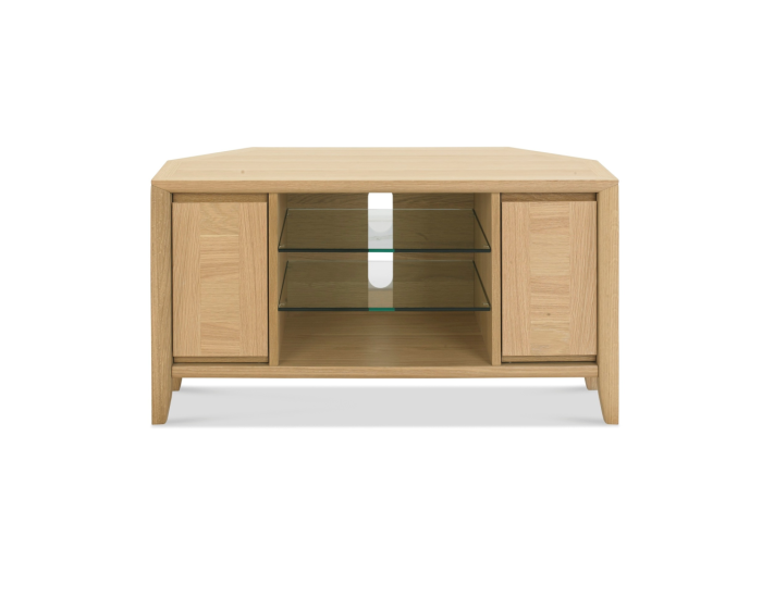 Malmo Oak Corner Entertainment Unit