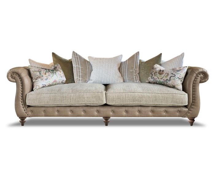 Alexander & James Utopia Mixed Pillow Back 4 Seater Sofa