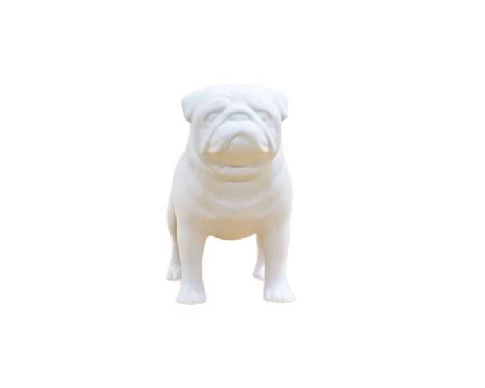 Pedro the Pug - White Dog Ornament