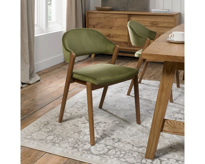 Shoreditch Upholstered Dining Chair Cedar Velvet