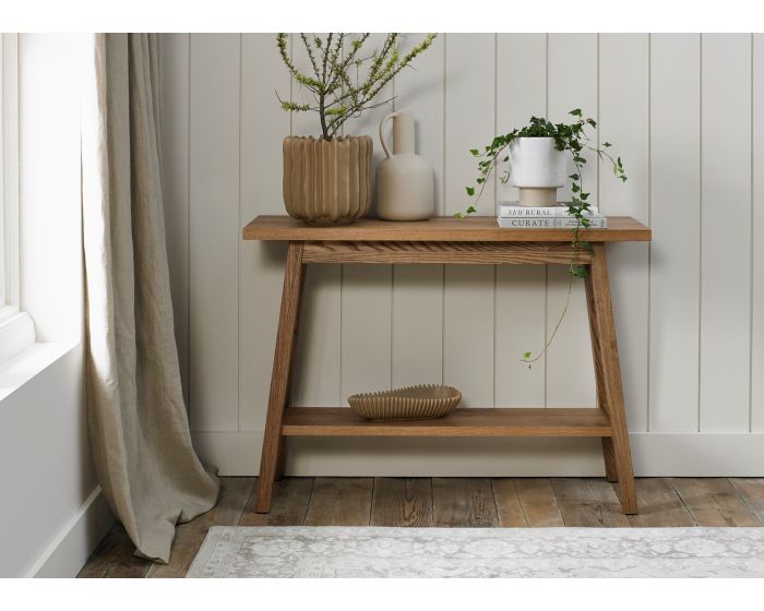 Shoreditch Console Table with Shelf 