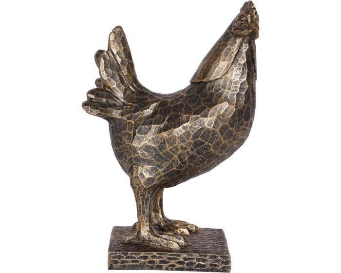 Laura Ashley Gold Hen Ornament