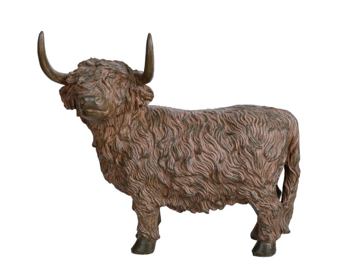 Murchie Rustic Highland Cow Ornament