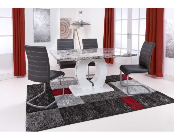 Rhodes 1.5m Marble Effect Dining Table
