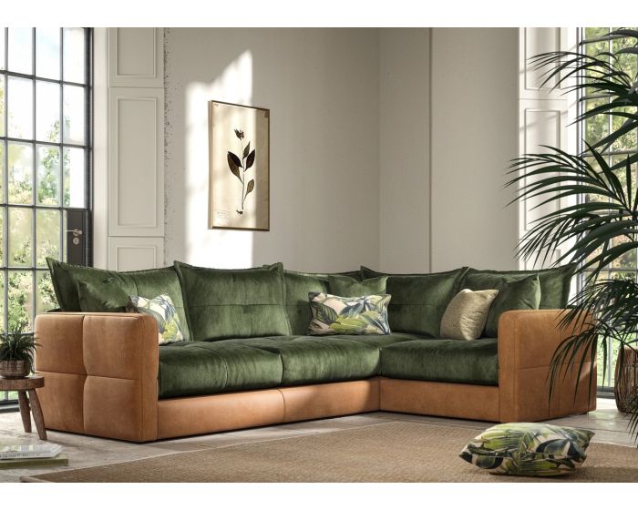 Alexander & James Quinn 3 Corner 1 Fabric Corner Group Closed