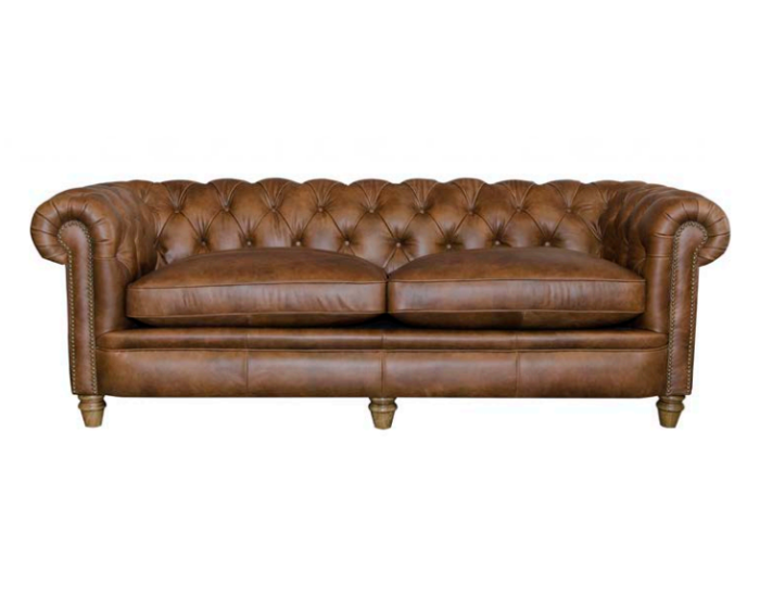 Alexander & James Abraham Junior Grand Leather Sofa