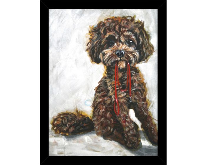 Walkies Time Framed Picture